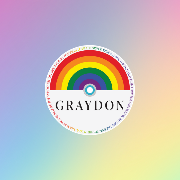 Graydon Skincare Pride Rainbow Logo
